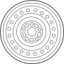 40300WG70P Wheel