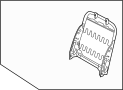 87600W641P Back Assembly, Seat, (L. (Right, Front)