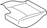 6911D718XC Cushion cover. Cushion, Seat, (BLAC. (Right, Front)