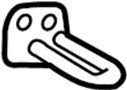 6958A122 Folding Seat Lock Striker (Rear)
