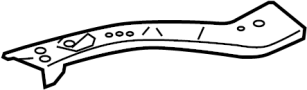 MN133733 Support. Panel. Headlight. (Upper)