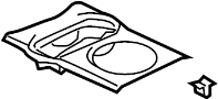 MR564868YA Automatic Transmission Shift Cover Plate