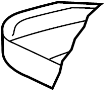 MR966364 Seat Cushion Pad (Right, Rear, Lower)