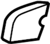 MR966350XA Seat Trim Panel (Rear)