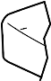 MR958929 Seat Cushion Pad (Left, Rear, Lower)