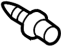 Seat. Knob. Recline. Lever. (Front). Handle used to adjust.