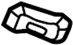 MU000219 Roof Drip Molding Clip