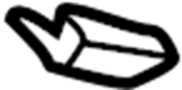 MR520851 Roof Drip Molding Clip
