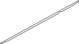 Door Belt Molding (Rear, Upper)