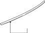 Back Glass Reveal Molding (Rear, Lower)