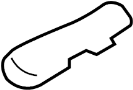 Back Glass Wiper Arm Cover (Rear)