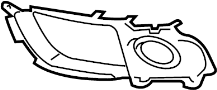 8321A133 Fog Light Trim (Left, Front)