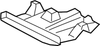 Radiator Support Splash Shield