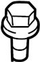MF140023 Bolt. Shield. Screw. (Upper, Lower)