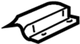 8011A619 Lid. Console. Latch. Floor.