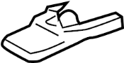 6977A398XA Seat Track Cover (Front, Upper)