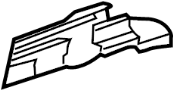 6977A278XA Seat Track Cover (Front, Rear)