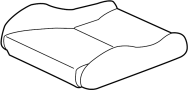 Seat Cushion Foam (Left, Front, Lower)