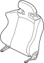 6901B149XA Seat Back Assembly (Left, Front)