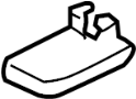 6977A393XA Seat Track Cover (Front, Lower)