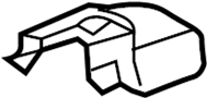 6977A185XA Seat Track Cover (Front, Rear)