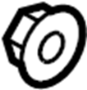 6979A211 Seat Armrest Bushing (Rear)