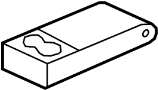 6970A091XC Seat Armrest (Rear)