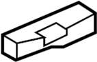 6410B283 Bumper Impact Absorber (Rear)