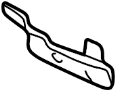 MR437261 Bumper Cover Reinforcement Beam Bracket (Left, Front)