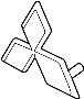 MR492454 Grille Emblem (Lower)