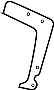 MR408243 Seat Back Panel (Left)