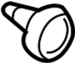 MB374270 Door Interior Trim Panel Retainer
