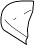 MN151355 Seat Cushion Pad (Rear)
