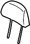 Headrest (Rear)