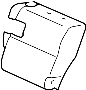 MN177474HA Seat Back Cushion Cover (Right, Rear)
