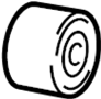 MR551914 Cap - Window Wiper PIV. Wiper motor Cap. (Rear)
