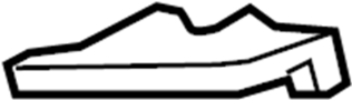 6400G885 Bumper Cover Reinforcement Bracket