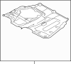 Radiator Support Splash Shield (Front)