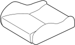 6911A707XB Seat Cushion Foam (Left, Front, Lower)