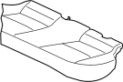 6912A293XD Seat Cover (Rear)