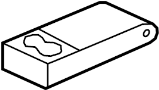 6970A341YC Seat Armrest (Rear)