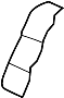 6902A450 Seat Back Cushion (Right, Rear)