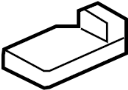 6977A395YA Seat Track Cover (Front, Upper, Lower)