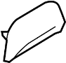 5933A001HA Cover, Rear Rear (RR) View Camera.
