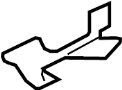 6430A083 License Plate Bracket Clip (Left)