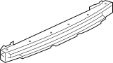 6410A883 Bumper Impact Bar (Rear)