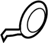 6410A436HA Tow Hook Cover (Rear)