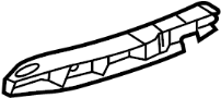 Image of Bumper Cover Support Rail (Lower) image for your 2019 Porsche 718 Cayman 2.0L M/T Base Hatchback 