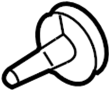 View Headlight Washer Hose Connector Full-Sized Product Image