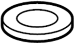Image of Cover. (Front, Rear). A rubber ring with a. image for your Porsche